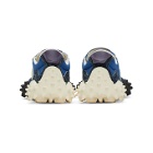 Eytys Off-White and Blue Suede Fugu Sneakers