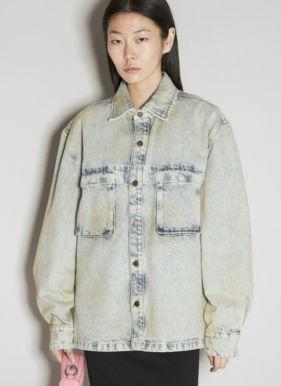 Guess USA Denim Utility Shirt