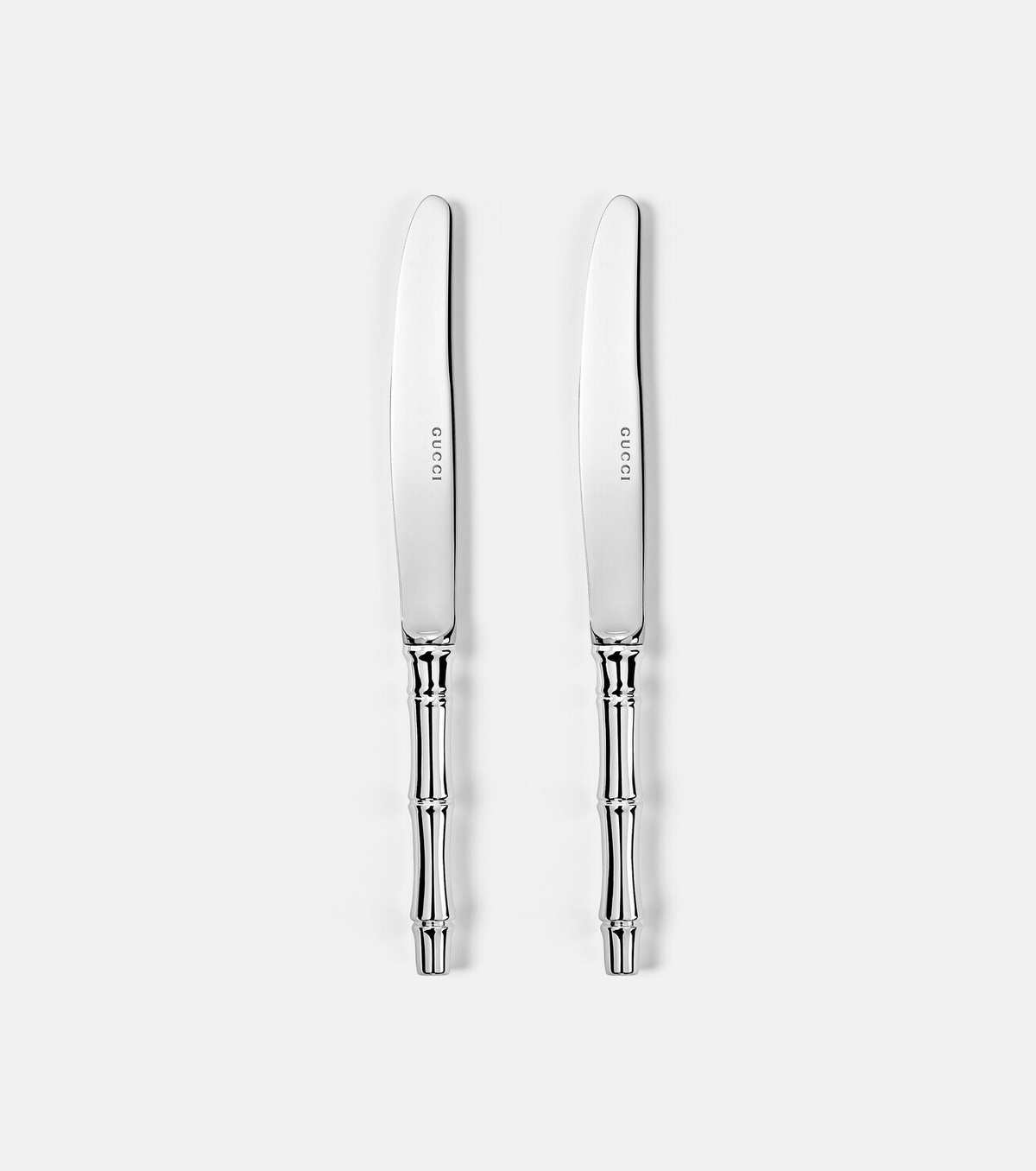 Gucci Set of 2 silver-plated knives