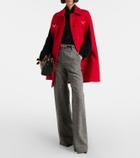 Valentino VLogo wool cape