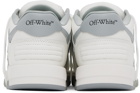 Off-White White & Gray Out Of Office Sneakers