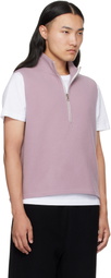 Rier Pink Fleece City Sweater Vest