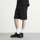 Purple Mountain Observatory Men's Waffle Shorts in Black