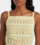 Elie Saab Macramé midi dress