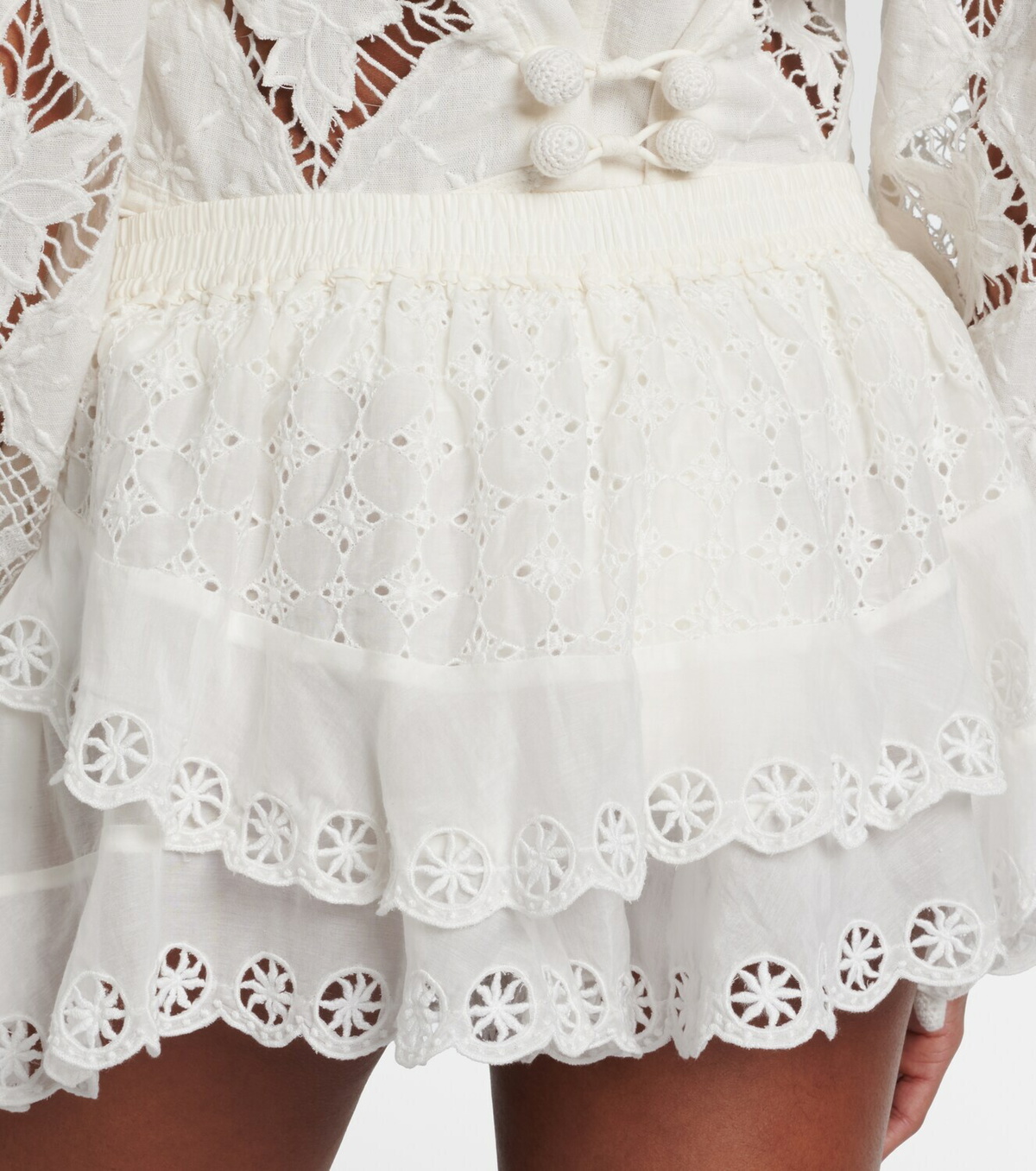 Isabel Marant Neis cotton and silk shorts