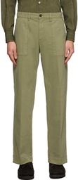 Massimo Alba Green New Regata Trousers