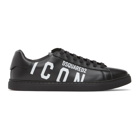 Dsquared2 Black and White Icon New Tennis Sneakers