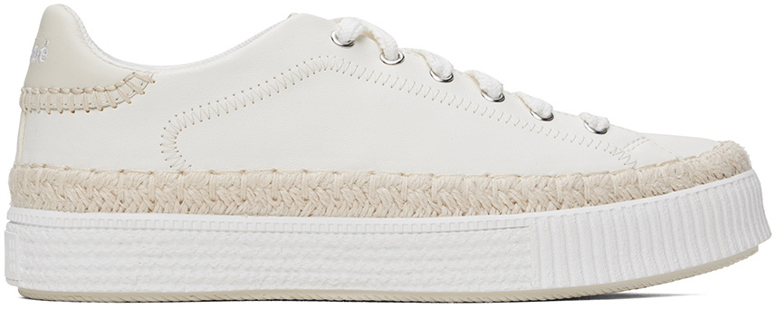 Chloé White Telma Sneakers Chloe