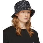Marcelo Burlon County of Milan Black Starter Black Label Edition Logo Bucket Hat