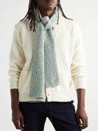 Inis Meáin - Ribbed Merino Wool and Cashmere-Blend Scarf