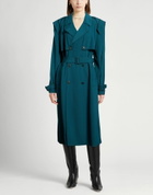Koché Womens Overcoat & Trench Coat Deep teal