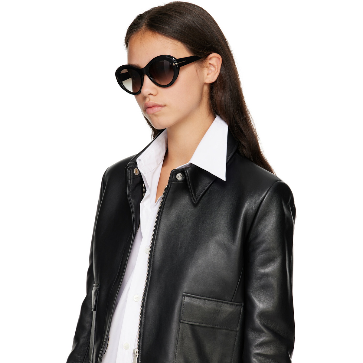 TOM FORD Black Elodie Sunglasses