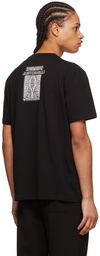 Just Cavalli Black Cotton T-Shirt