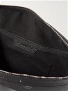 Berluti - Leather-Trimmed Logo-Print Canvas Belt Bag