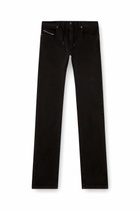 Diesel Regular Regular Waist 2032 D-Krooley Joggjeans, Black/Dark grey, Zip fly