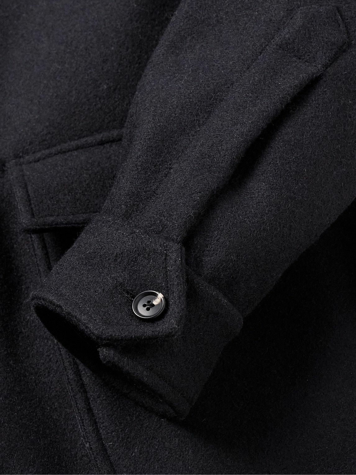 De Petrillo - Virgin Wool-Felt Jacket - Blue De Petrillo