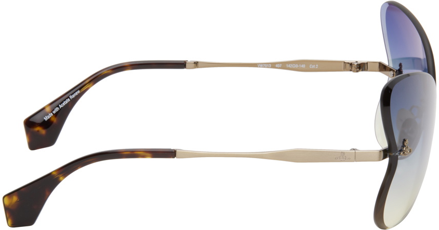 Vivienne Westwood Gold & Tortoiseshell Yara Sunglasses