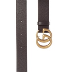 Gucci - 4cm Dark-Brown Full-Grain Leather Belt - Brown
