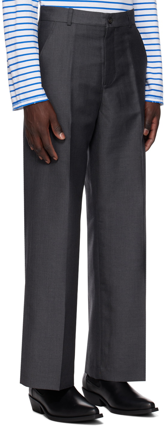 Our Legacy Gray Tuxedo Trousers Our Legacy