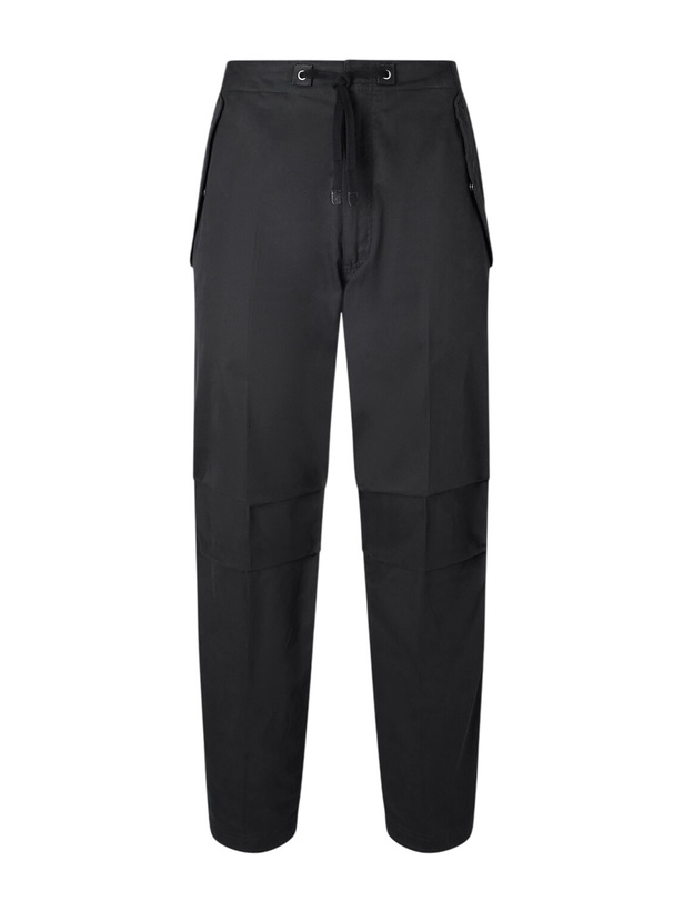 Photo: TOM FORD - Straight-Leg Cotton-Twill Drawstring Trousers - Black