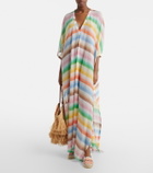 Missoni Elle Zigzag lamé espadrilles