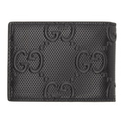 Gucci Black Gucci Signature Tennis Bifold Wallet