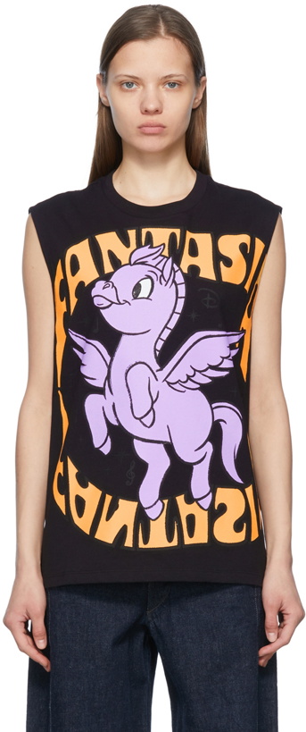 Photo: Stella McCartney Black Fantasia Pegasus T-Shirt