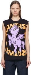 Stella McCartney Black Fantasia Pegasus T-Shirt