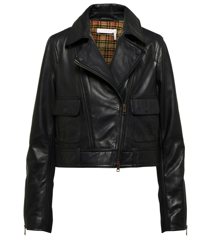 Photo: See By Chloe - Leather biker jacket