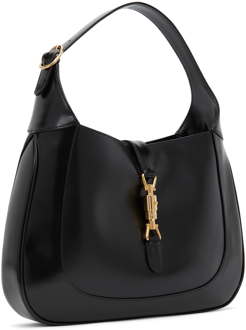 Jackie 1961 Medium Hobo Bag In Black Leather