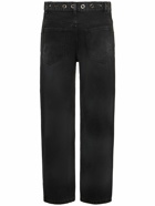 MSGM Embellished Denim Midrise Straight Jeans
