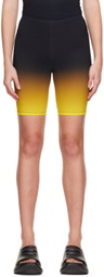 Lido Yellow Biker Shorts