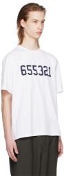 UNDERCOVER White Embroidered T-Shirt