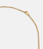 Khaite Keefe 18kt gold-plated pendant necklace