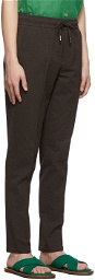 Isaia Brown Cotton Trousers