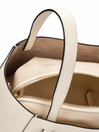 VALEXTRA Mini Bucket Leather Top Handle Bag