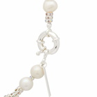 PEARL OCTOPUSS.Y Men's Necklace in Blue Pearl