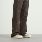 Rick Owens Men's Leather Vintage Sneaks in Sand/Milk/Milk
