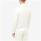 Casablanca Men's Caza Terry Track Jacket in Off White