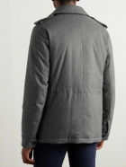 Incotex - Montedoro Cashmere-Blend Down Jacket - Gray