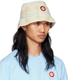 Casablanca Multicolor Crochet Wave Bucket Hat