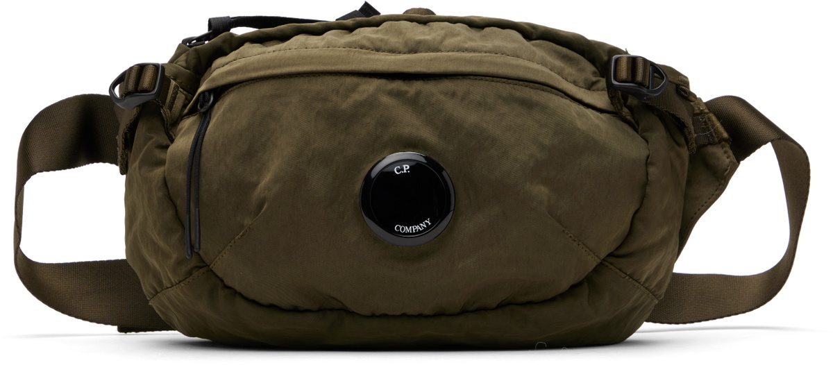 C.P. Company Khaki Nylon B Crossbody Pack Bag C.P. Company