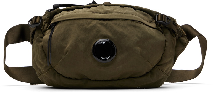Photo: C.P. Company Khaki Nylon B Crossbody Pack Bag