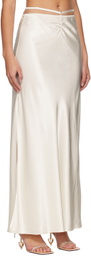 Anna October Off-White Simonett Maxi Skirt