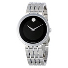 Movado Esperanza Black Dial Stainless Steel Mens Watch 0607057