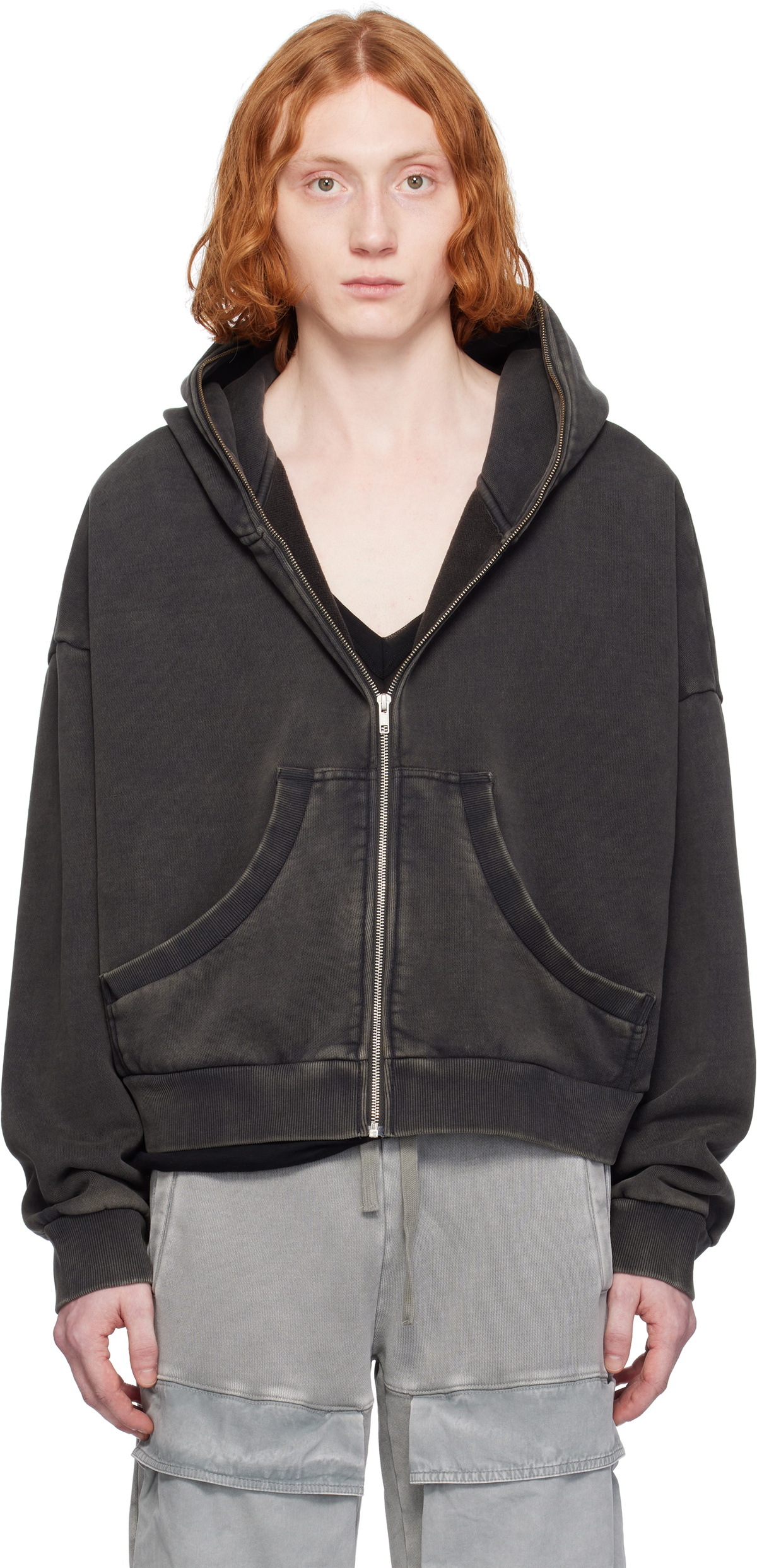 トップス entire studios eternal zip black Entire Studios Black Eternal Zip Hoodie Entire Studios