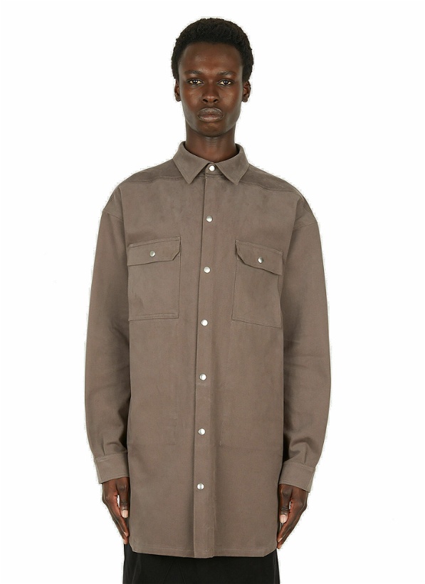 Photo: Longline Outershirt in Brown