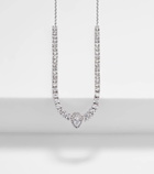 Persée 18kt white gold necklace with diamonds