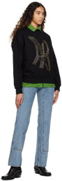 Andersson Bell Black AB Embroidered Sweatshirt