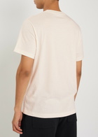 Moncler Logo-print Cotton T-shirt Natural